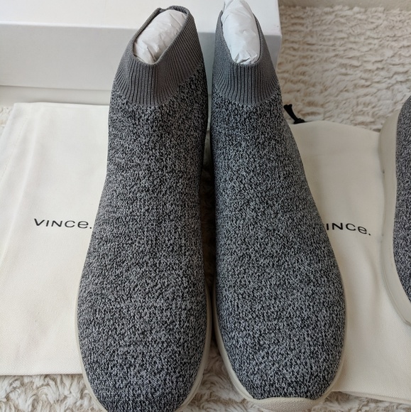 Vince Tyra Gray Sock Shoes - Brand New - Picture 4 of 8